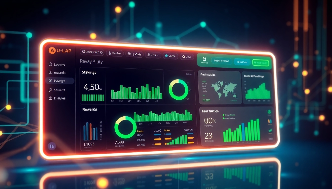 Anyone Protocol Dashboard displaying staking metrics and privacy analytics in a dynamic, interactive interface.
