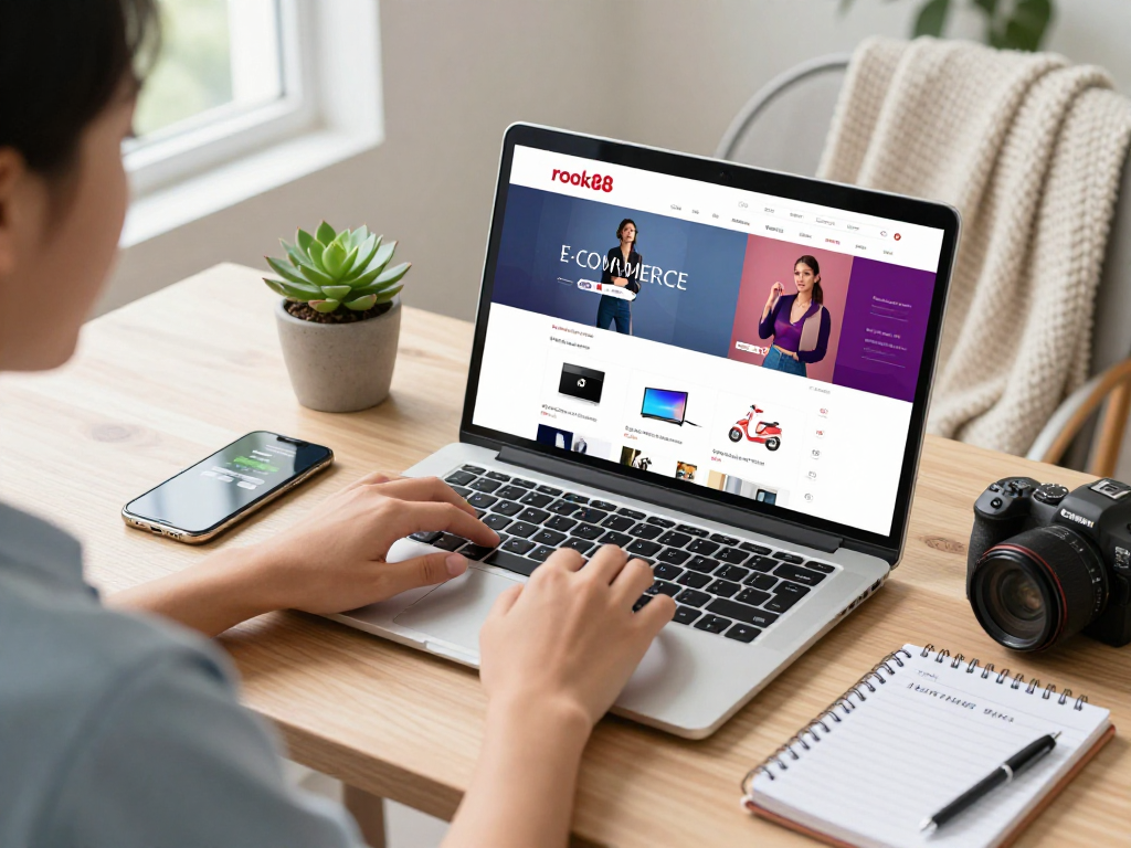 Logging into rokok88 for a seamless online shopping experience with vibrant products.