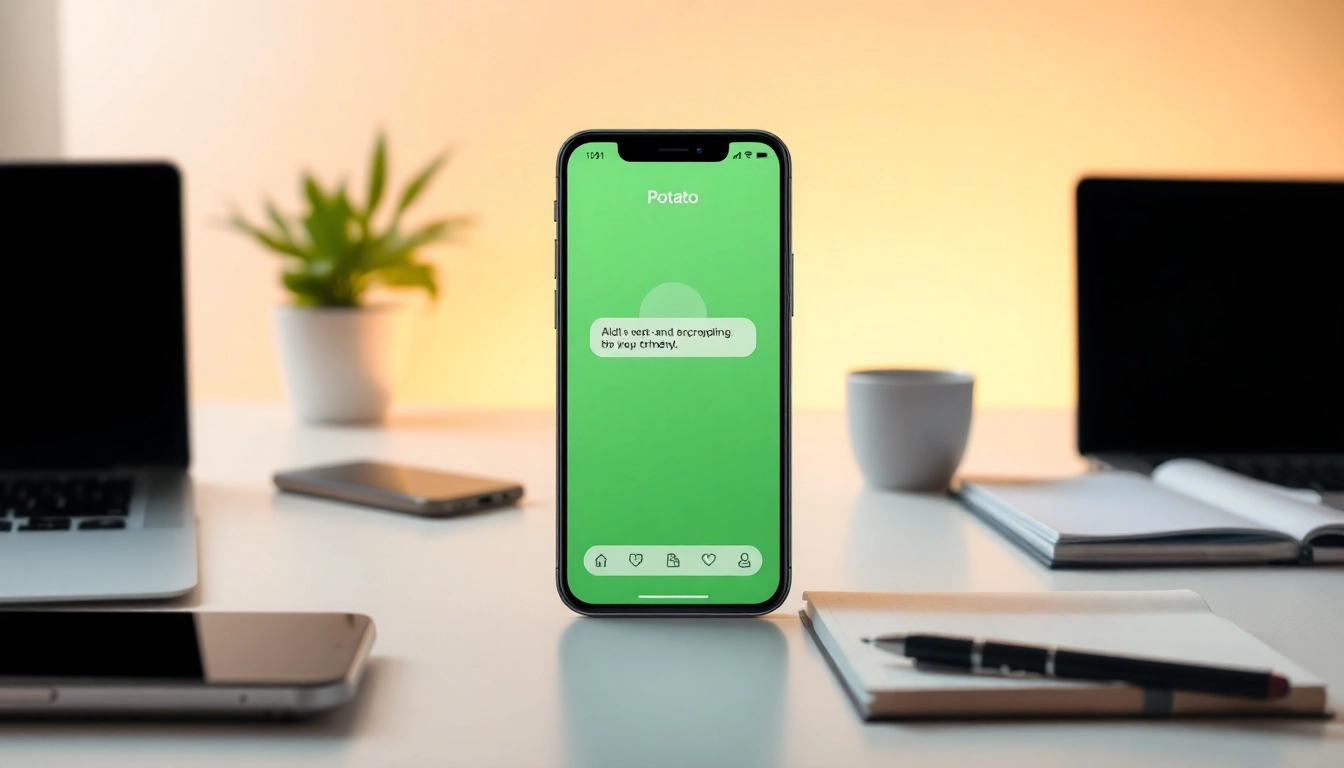 Securely download Potato下载 app on your smartphone for encrypted messaging.