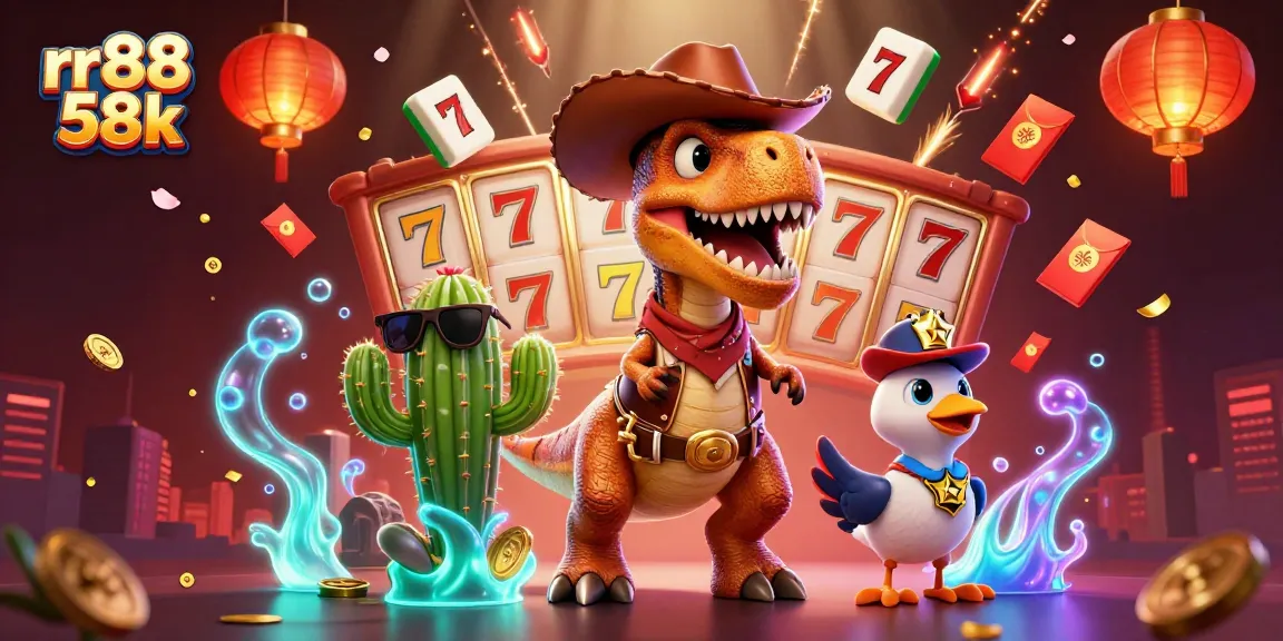 Engage in exciting gaming adventures with rr88 58k amidst rich casino illustrations.