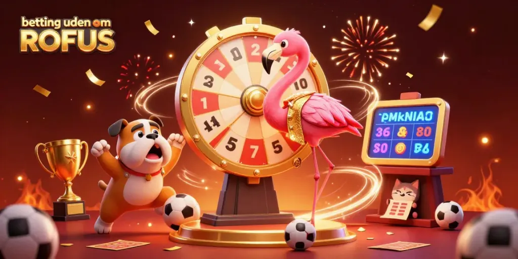 Experience exciting betting uden om ROFUS with colorful characters and vibrant casino elements!