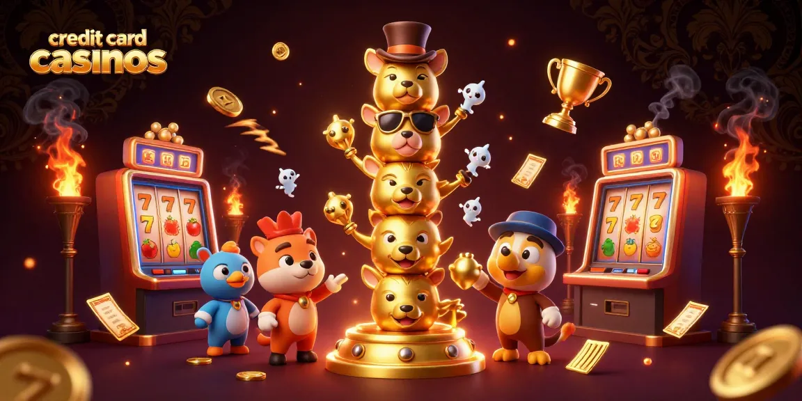 Experience exciting gameplay at credit card casinos with dynamic animated elements and vibrant visuals.