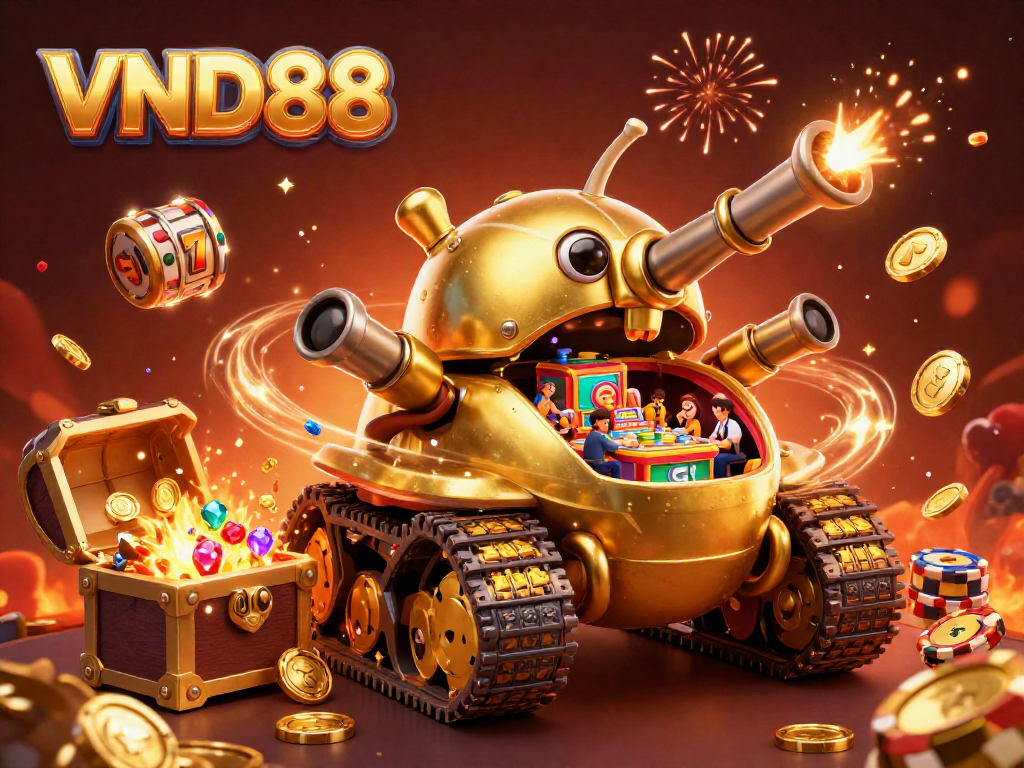 Experience thrilling wins at VND88 in a vibrant 3D casino adventure!