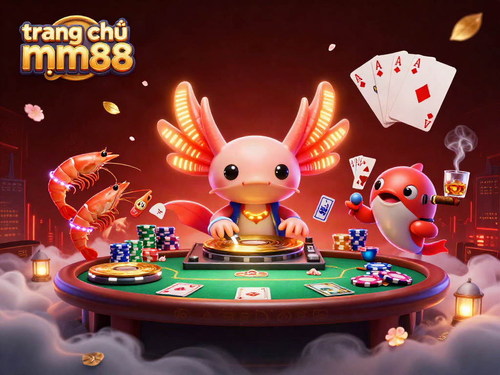 Experience the excitement of trang chủ mm88 with vibrant casino elements and lively characters.